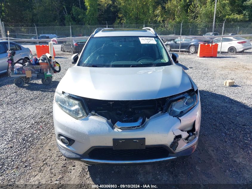 2016 Nissan Rogue S/Sl/Sv VIN: 5N1AT2MV8GC781531 Lot: 40306983