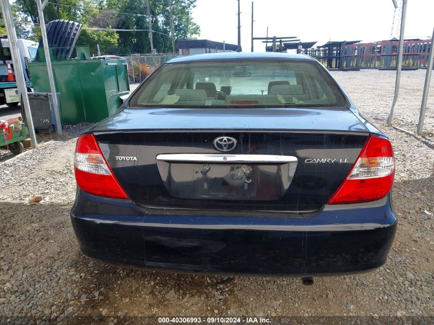 2004 Toyota Camry Le VIN: 4T1BE32K44U371117 Lot: 40306993