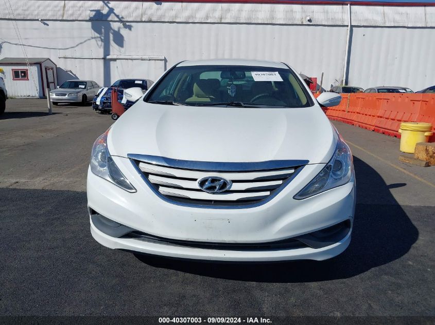 2014 Hyundai Sonata Gls VIN: 5NPEB4AC5EH933175 Lot: 40307003