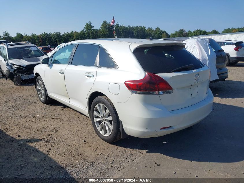 VIN 4T3BA3BB7DU038901 2013 Toyota Venza, Xle no.3