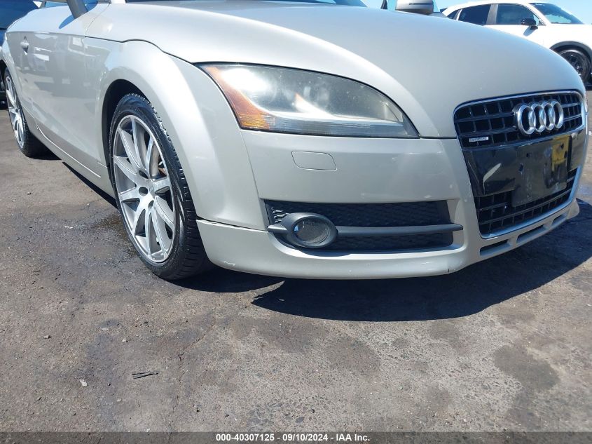 2008 Audi Tt 3.2 Quattro VIN: TRURD38J081001882 Lot: 40307125