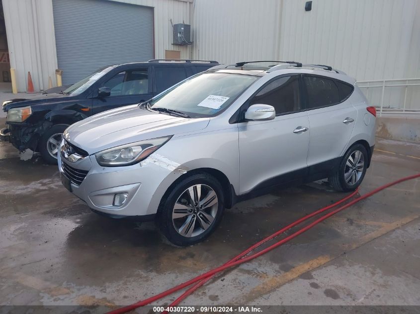 VIN KM8JU3AG5EU844617 2014 Hyundai Tucson, Limited no.2