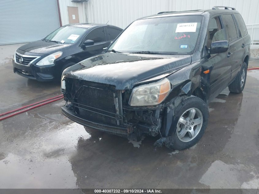 2007 Honda Pilot Ex-L VIN: 5FNYF18577B021298 Lot: 40307232