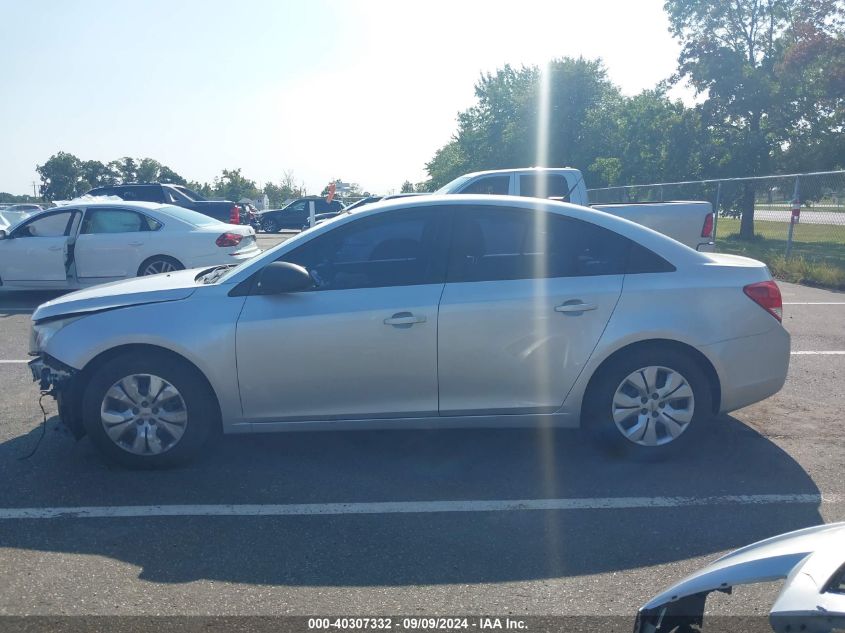 2013 Chevrolet Cruze Ls Manual VIN: 1G1PB5SG9D7262248 Lot: 40307332