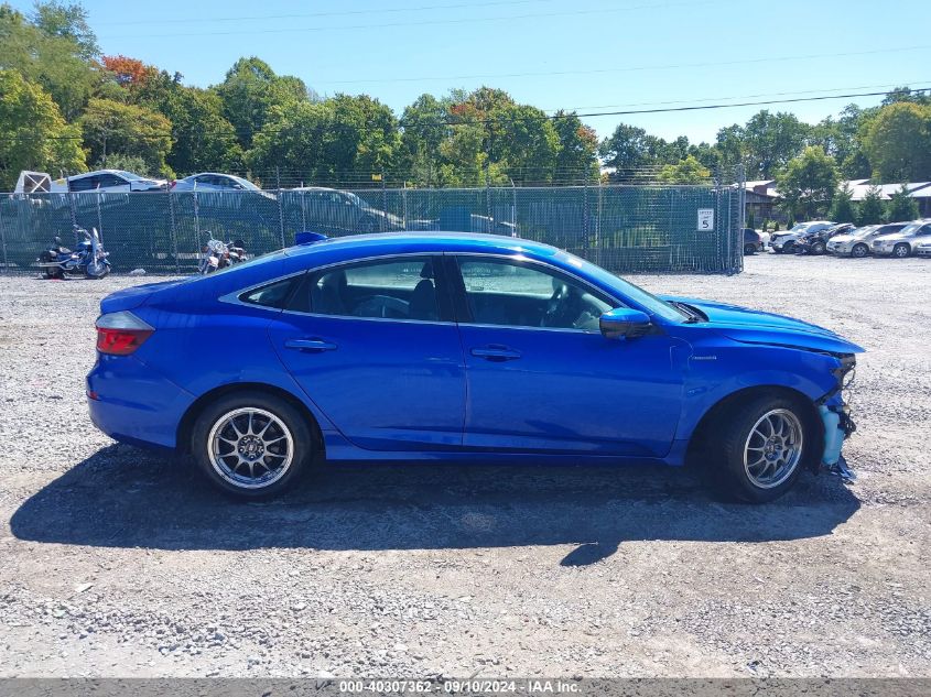 2019 Honda Insight Ex VIN: 19XZE4F54KE007675 Lot: 40307362