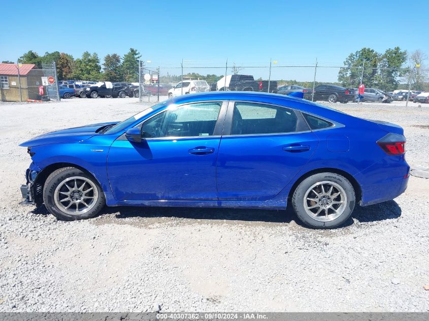 2019 Honda Insight Ex VIN: 19XZE4F54KE007675 Lot: 40307362