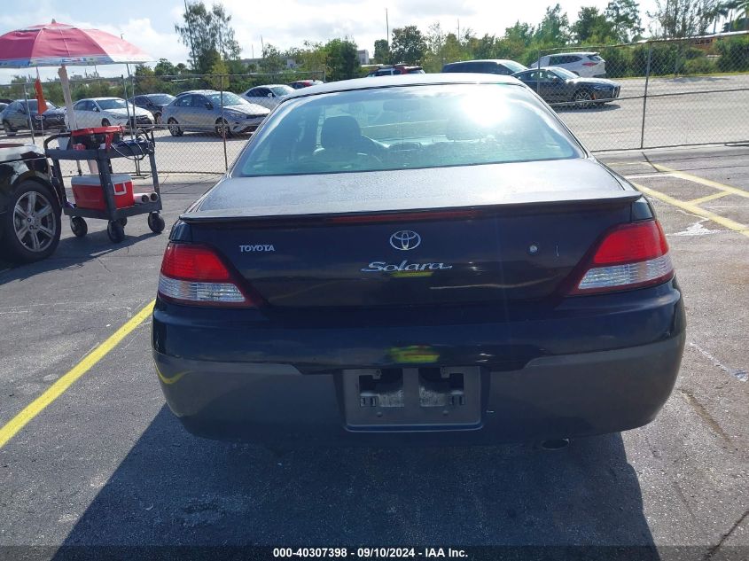 2000 Toyota Camry Solara Se/Sle VIN: 2T1CF22P2YC367176 Lot: 40307398