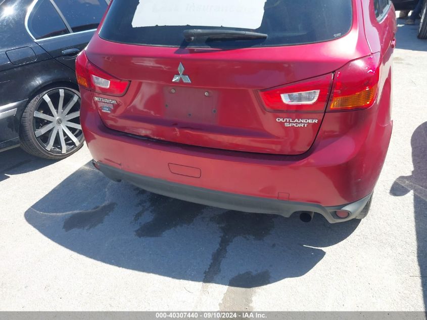 2014 Mitsubishi Outlander Sport Es VIN: 4A4AP3AU7EE017027 Lot: 40307440