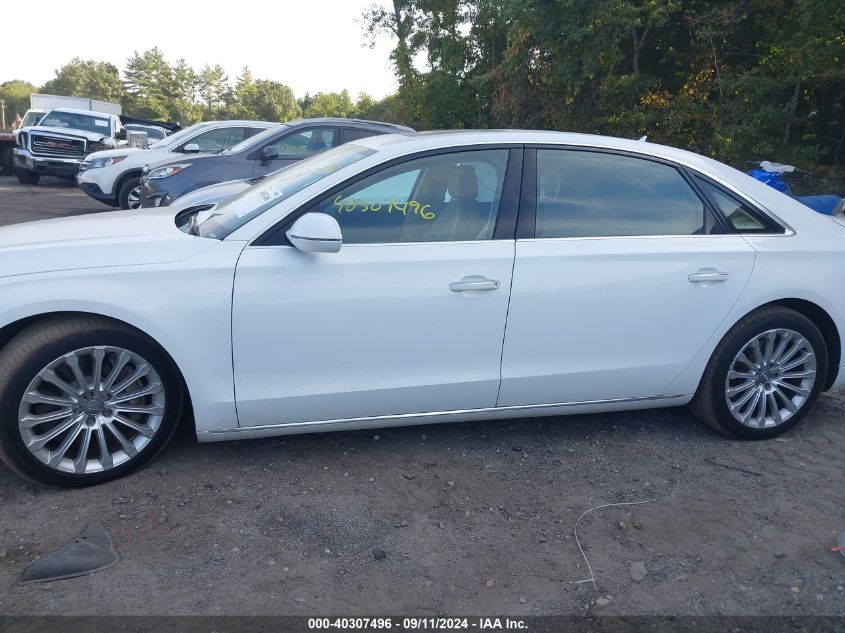 2015 Audi A8 L 4.0T VIN: WAU32AFD9FN014916 Lot: 40307496