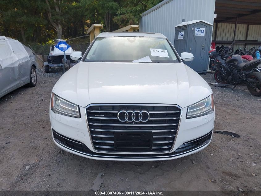 2015 Audi A8 L 4.0T VIN: WAU32AFD9FN014916 Lot: 40307496