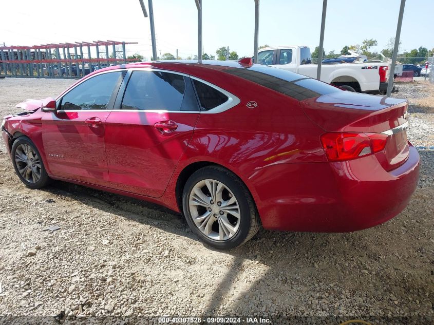 2014 Chevrolet Impala 2Lt VIN: 2G1125S30E9154863 Lot: 40307528