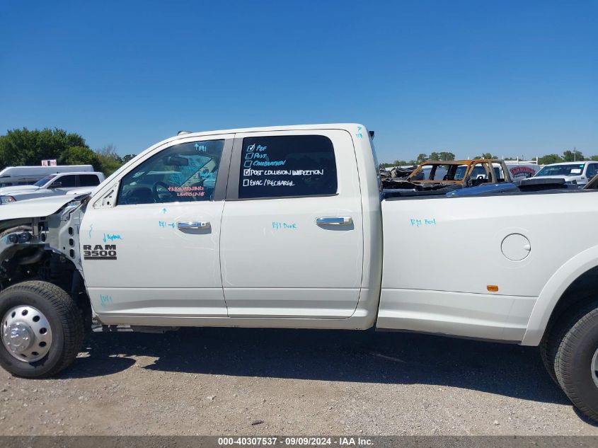 2018 Ram 3500 Laramie 4X4 8' Box VIN: 3C63RRJL1JG268897 Lot: 40307537