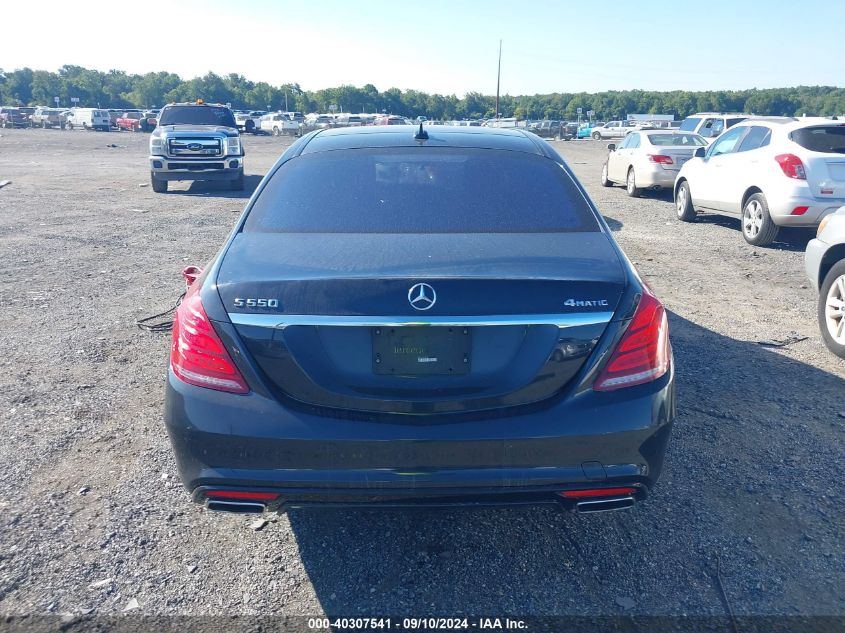 2015 Mercedes-Benz S 550 550 4Matic VIN: WDDUG8FB5FA192870 Lot: 40307541