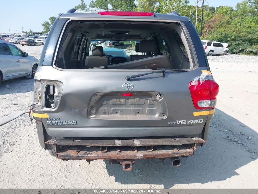 5TDBT44A65S248607 2005 Toyota Sequoia Sr5 V8