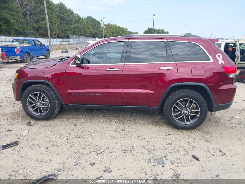 2018 Jeep Grand Cherokee Limited 4X2 VIN: 1C4RJEBG3JC397778 Lot: 40307564