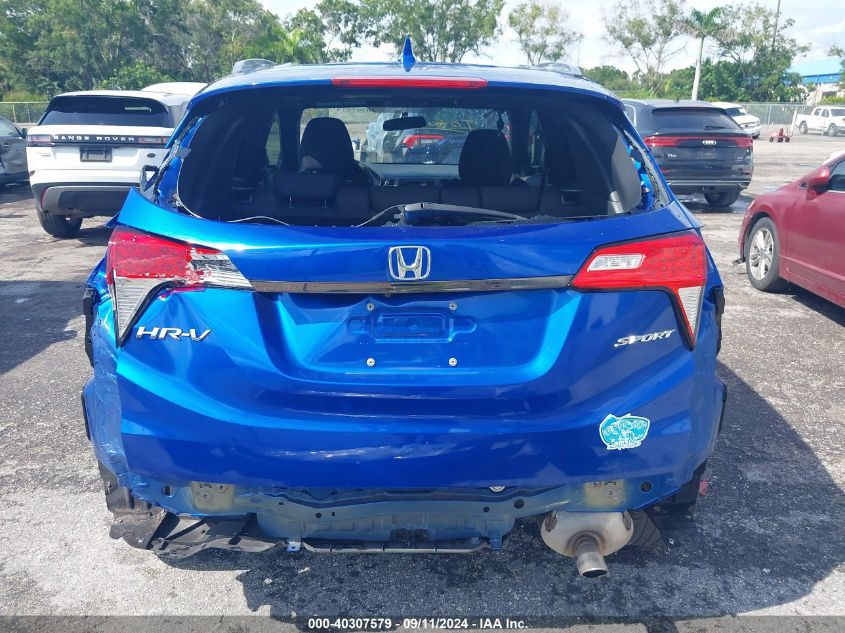 2022 Honda Hr-V 2Wd Sport VIN: 3CZRU5H12NM742615 Lot: 40307579