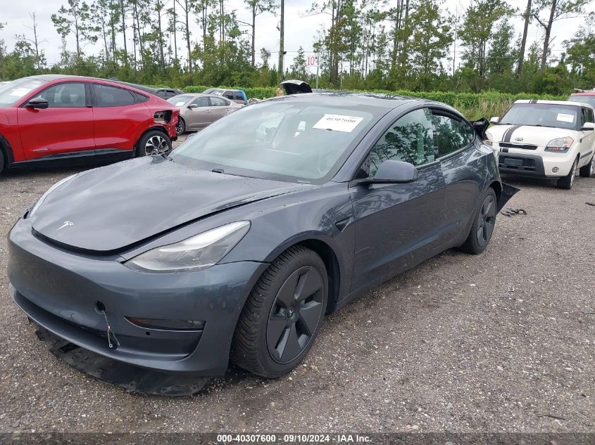 5YJ3E1EB6MF869403 2021 TESLA MODEL 3 - Image 2