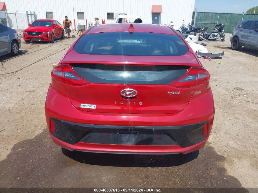 2019 Hyundai Ioniq Sel VIN: KMHC75LC0KU134395 Lot: 40307615