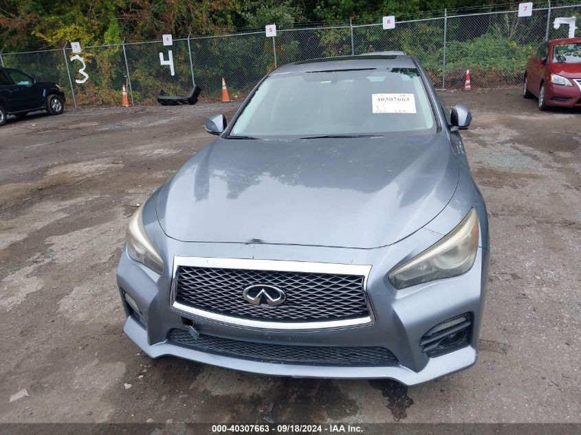 2014 Infiniti Q50 Hybrid Hybrid Premium/Sport VIN: JN1AV7AP9EM690053 Lot: 40307663