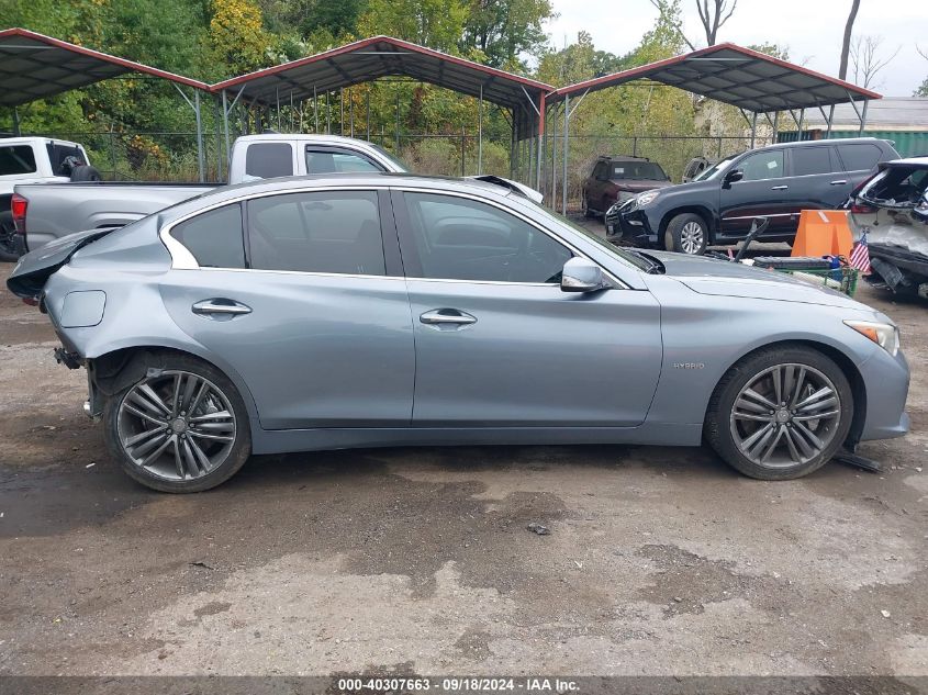 2014 Infiniti Q50 Hybrid Hybrid Premium/Sport VIN: JN1AV7AP9EM690053 Lot: 40307663