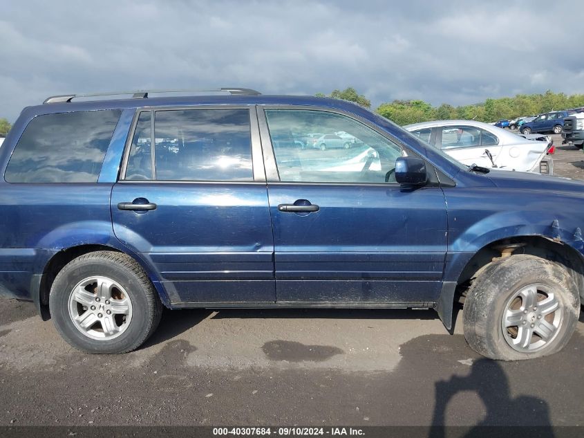 2004 Honda Pilot Exl VIN: 2HKYF18534H5622 Lot: 40307684