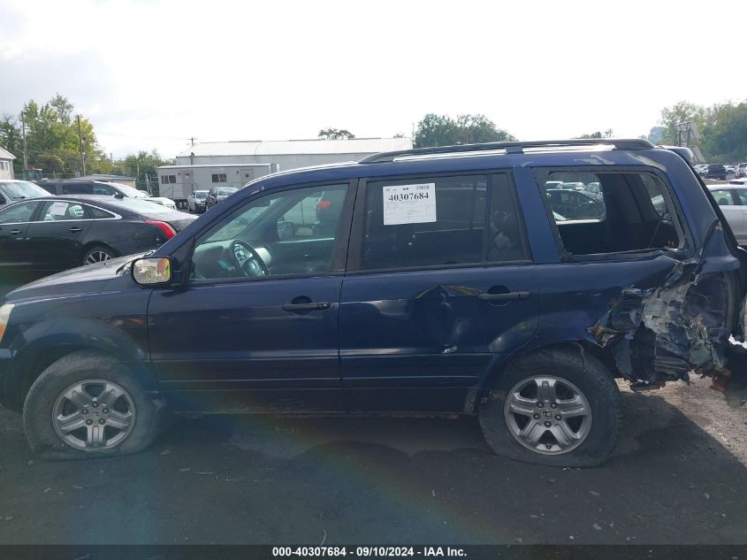 2004 Honda Pilot Exl VIN: 2HKYF18534H5622 Lot: 40307684