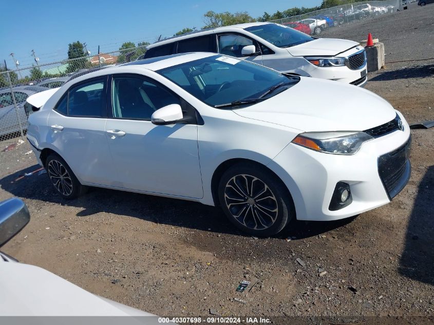 2016 Toyota Corolla S Premium VIN: 2T1BURHE2GC709496 Lot: 40307698