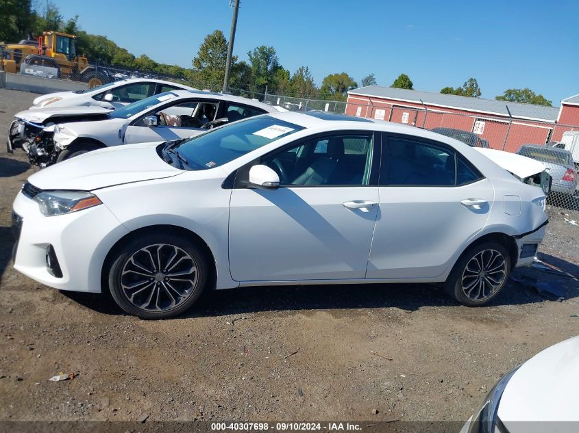 2016 Toyota Corolla S Premium VIN: 2T1BURHE2GC709496 Lot: 40307698