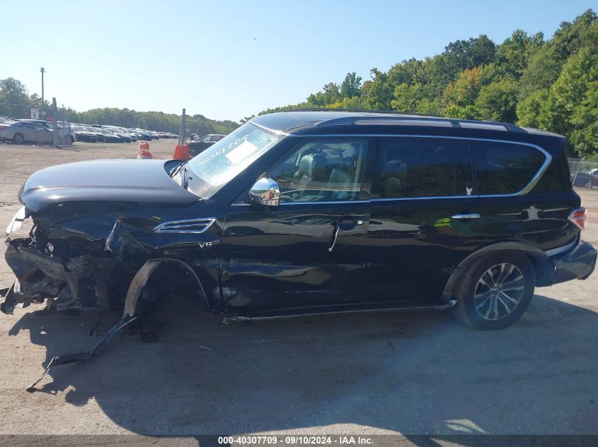 2018 Nissan Armada Sv/Sl/Platinum VIN: JN8AY2NC1JX501830 Lot: 40307709