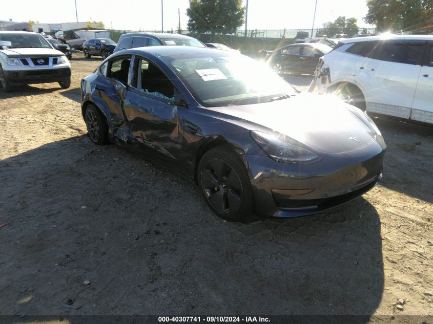 VIN 5YJ3E1EB9NF349326 2022 Tesla Model 3, Long Rang... no.1