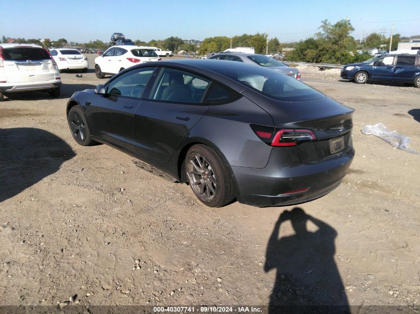 VIN 5YJ3E1EB9NF349326 2022 Tesla Model 3, Long Rang... no.3