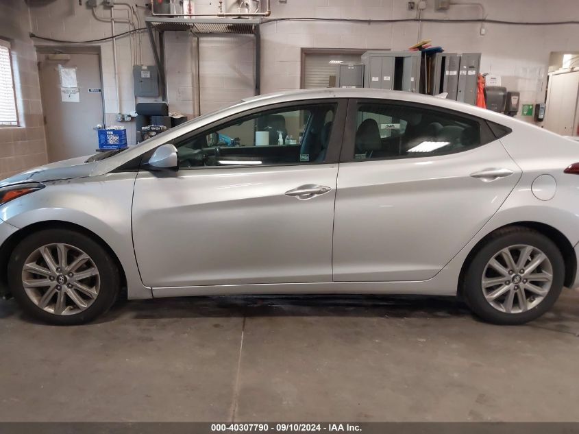 2015 Hyundai Elantra Se/Sport/Limited VIN: 5NPDH4AE4FH637092 Lot: 40307790