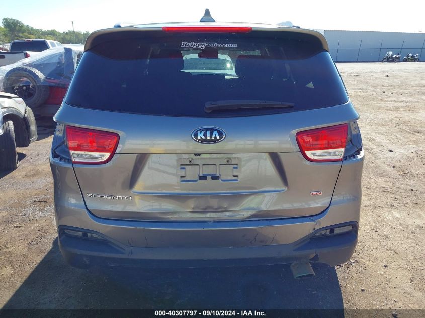 2016 KIA SORENTO 2.4L LX - 5XYPG4A36GG014211