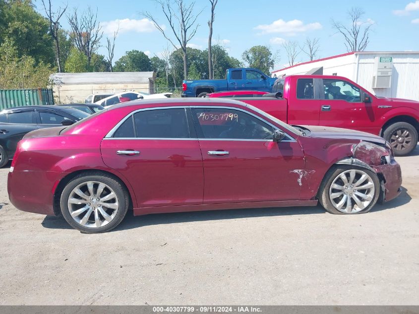 2018 Chrysler 300 Limited VIN: 2C3CCAEGXJH123032 Lot: 40307799