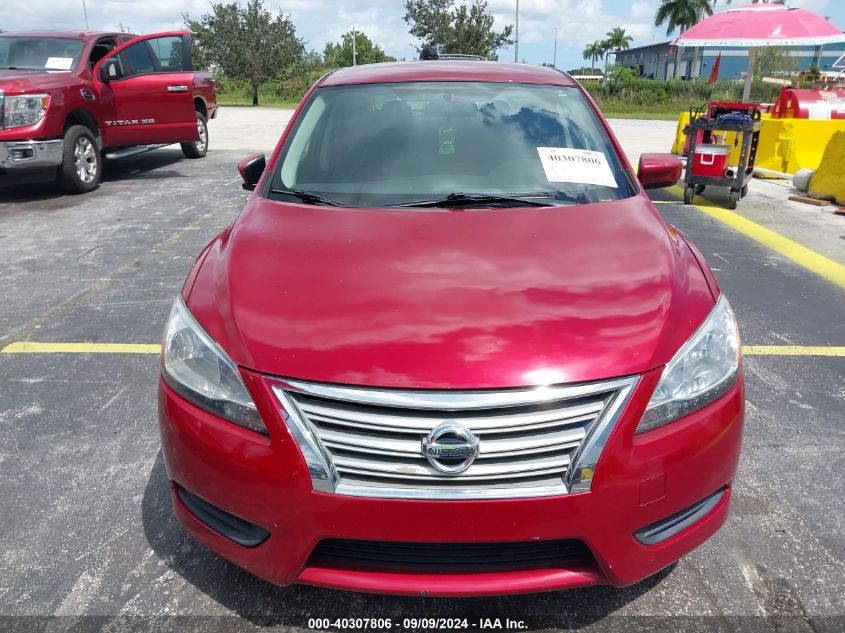 2014 Nissan Sentra Sv VIN: 3N1AB7AP1EL624261 Lot: 40307806