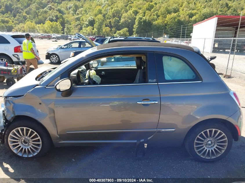 2012 Fiat 500 Lounge VIN: 3C3CFFER0CT109284 Lot: 40307903