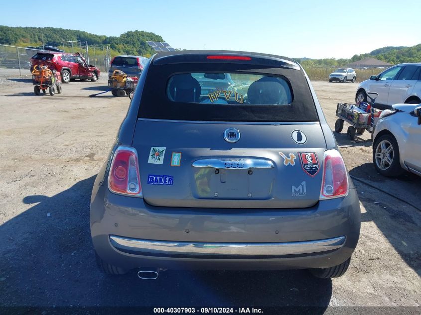 2012 Fiat 500 Lounge VIN: 3C3CFFER0CT109284 Lot: 40307903