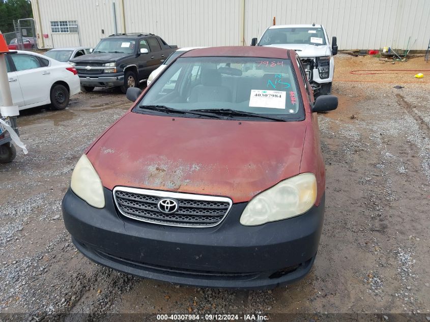 2006 Toyota Corolla Ce VIN: 1NXBR32EX6Z744484 Lot: 40307984