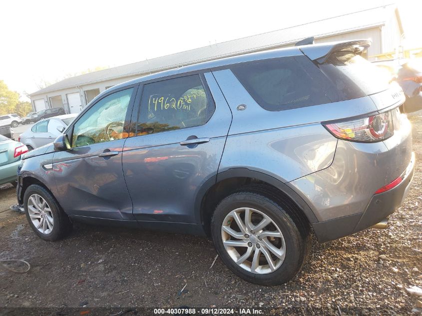 2019 Land Rover Discovery Sport Hse/Landmark Edition VIN: SALCR2FX6KH824617 Lot: 40307988