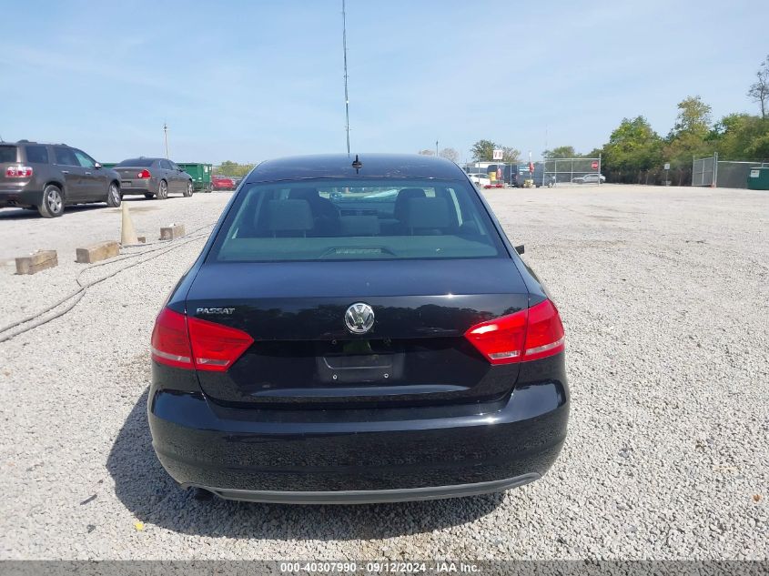 2013 Volkswagen Passat 2.5L S VIN: 1VWAH7A35DC094828 Lot: 40307990