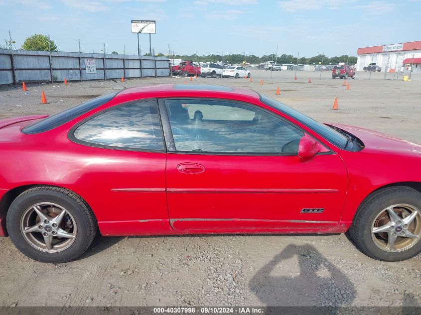 2001 Pontiac Grand Prix Gtp VIN: 1G2WR12101F274393 Lot: 40307998