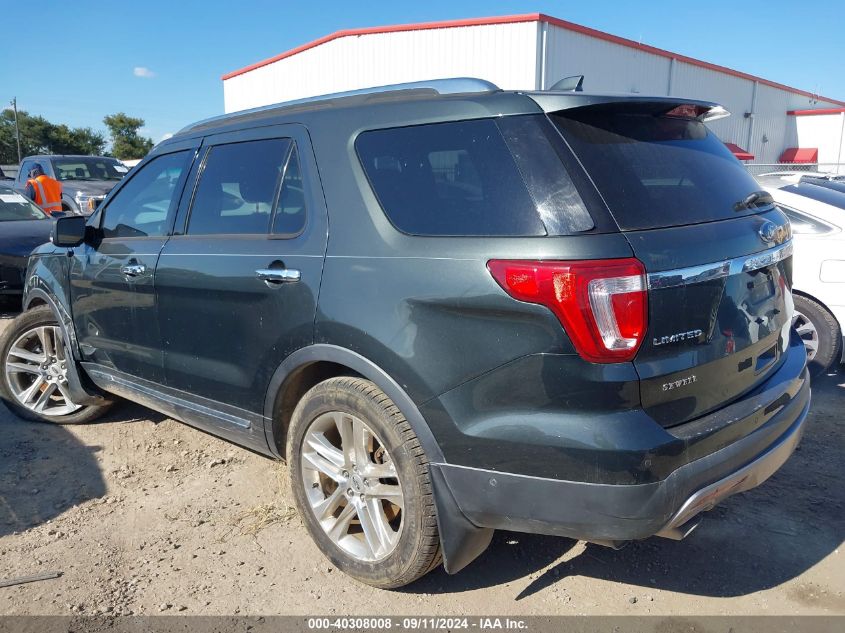 2016 Ford Explorer Limited VIN: 1FM5K7F80GGA84887 Lot: 40308008