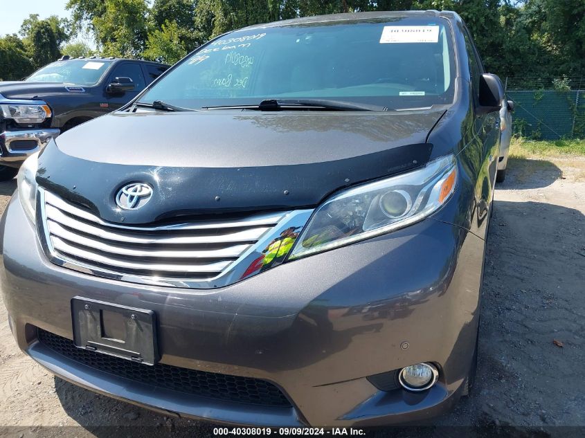 2017 Toyota Sienna Limited Premium 7 Passenger VIN: 5TDDZ3DC9HS182741 Lot: 40308019