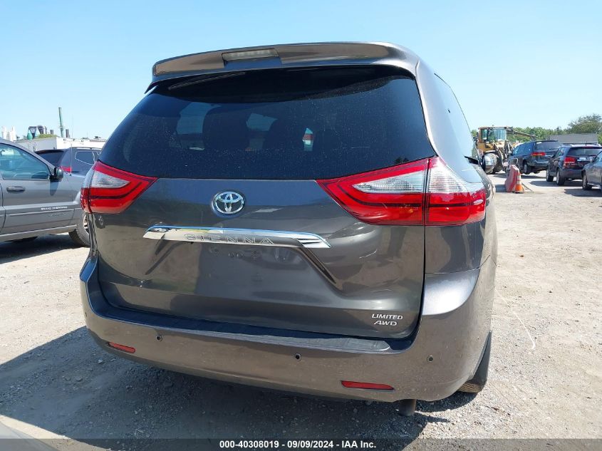 2017 Toyota Sienna Limited Premium 7 Passenger VIN: 5TDDZ3DC9HS182741 Lot: 40308019