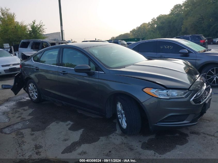 2017 FORD FUSION S - 3FA6P0G76HR121500