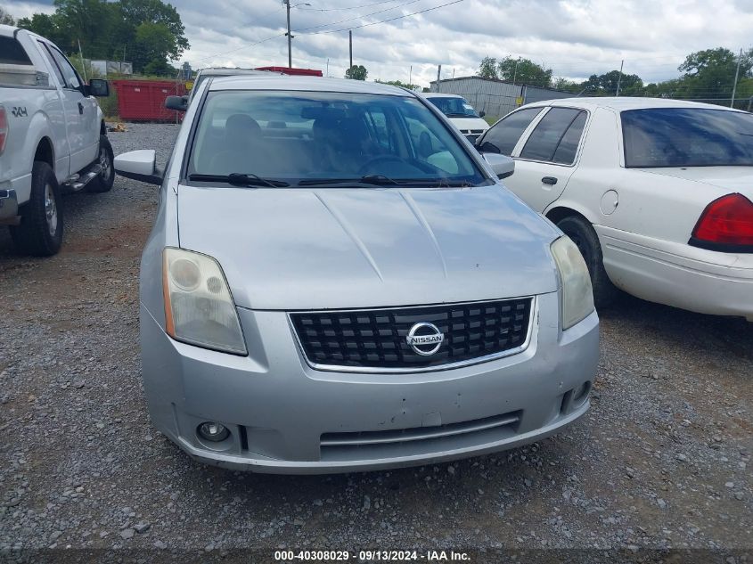 2008 Nissan Sentra 2.0S VIN: 3N1AB61E48L648129 Lot: 40308029