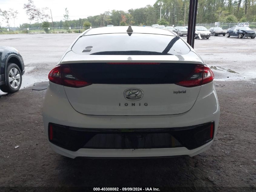 KMHC75LC4KU118913 2019 Hyundai Ioniq Hybrid Sel