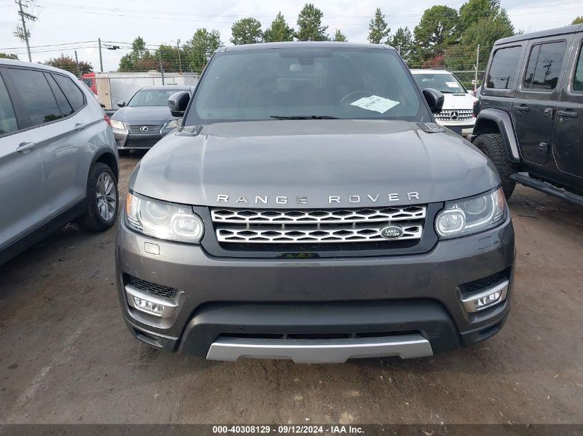 2016 Land Rover Range Rover Sport 3.0L V6 Turbocharged Diesel Hse Td6 VIN: SALWR2KF5GA578816 Lot: 40308129