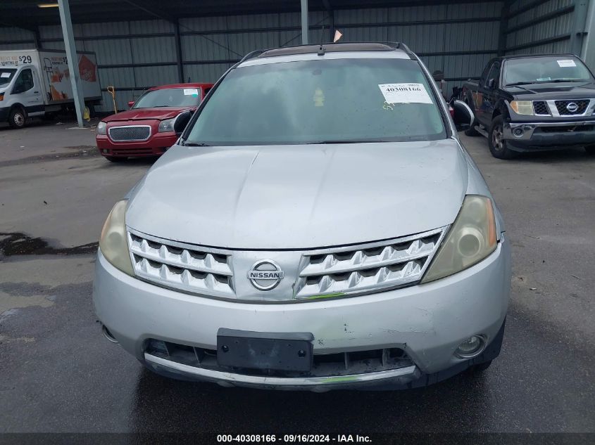 JN8AZ08W96W533722 2006 Nissan Murano Sl