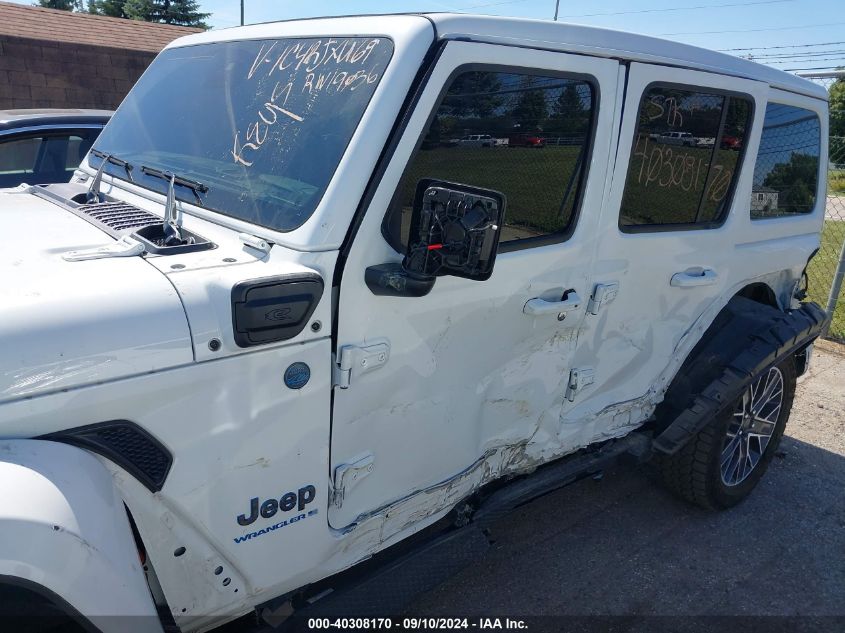 2024 Jeep Wrangler High Altitude 4Xe VIN: 1C4RJXU69RW190368 Lot: 40308170